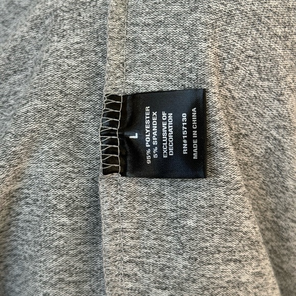 NWT! Love & Lace Womens Gray Large sweater Top Super Soft Like Cashmere shoes - Picture 6 of 14